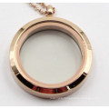 Factory Direclty 30mm Rd 316L Stainless Steel Floating Locket Pendant Without Stones